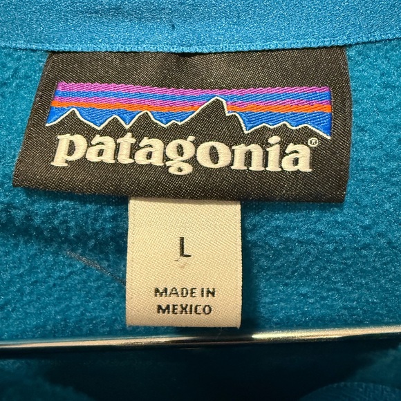 Patagonia Teal Fleece Pullover - Picture 3 of 4